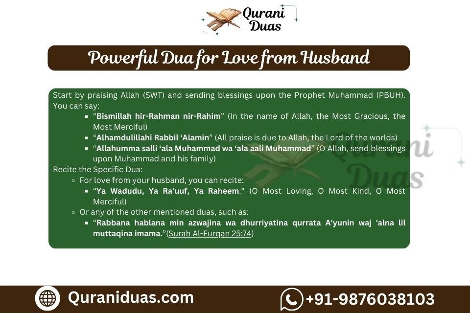 Powerful Dua for Love from Husband